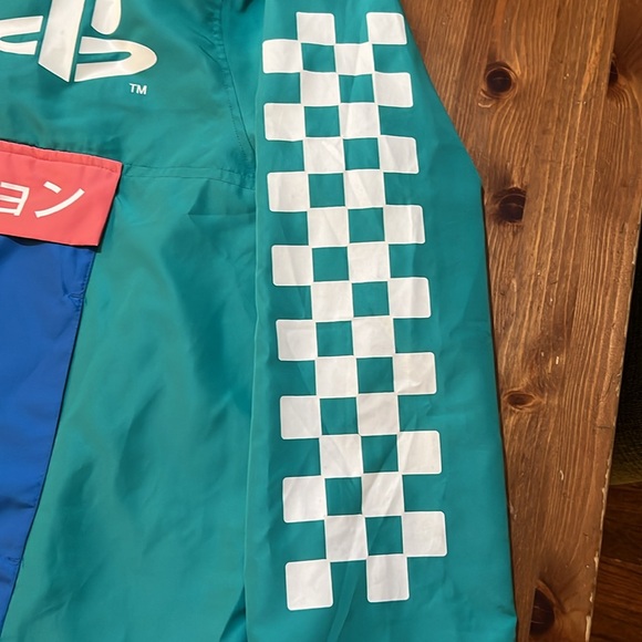 Sony PlayStation Vintage Retro Windbreaker Jacket Large - Picture 4 of 7